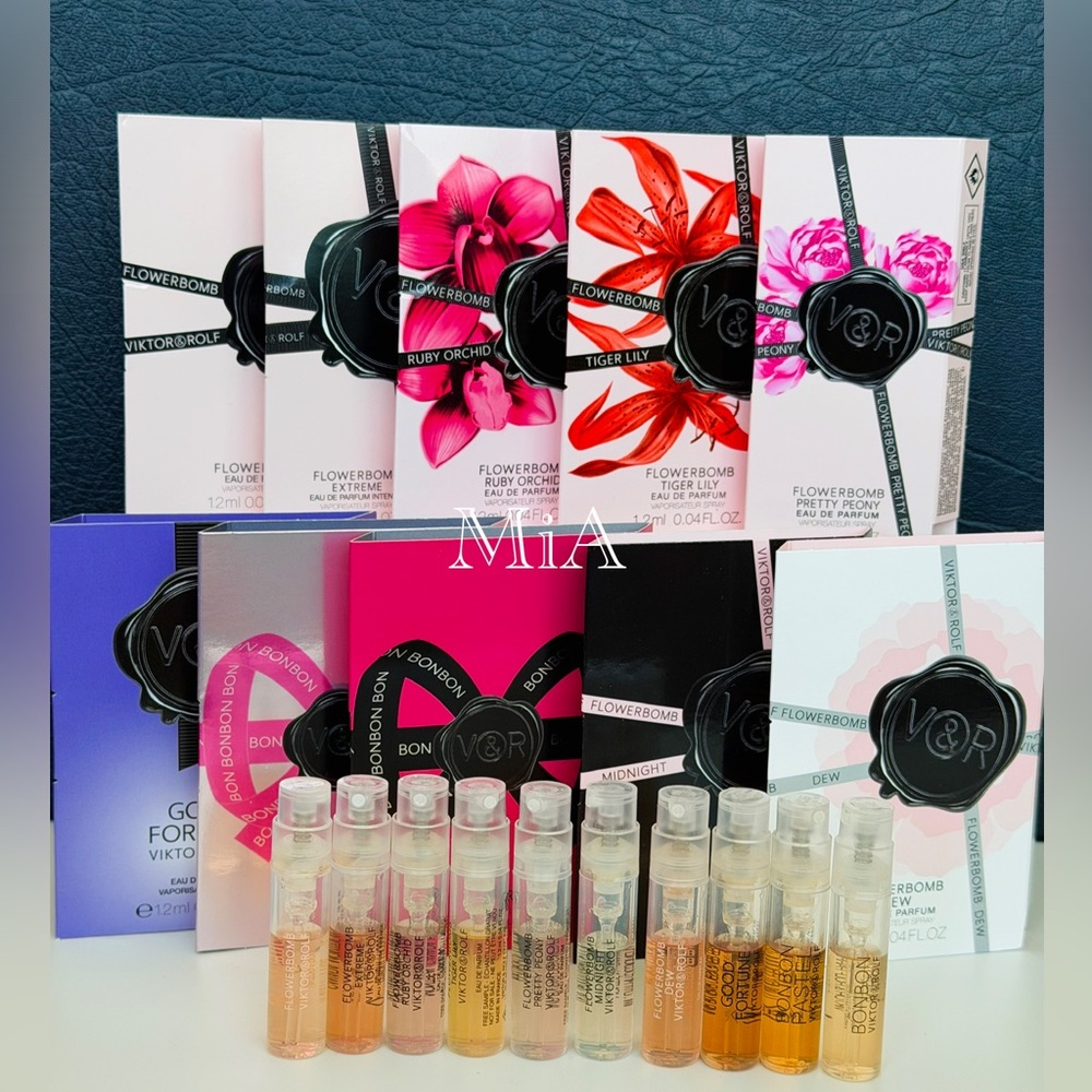 Viktor & Rolf FlowerBomb Perfume Collection Sample Size (10pcs) - Picture 2 of 4